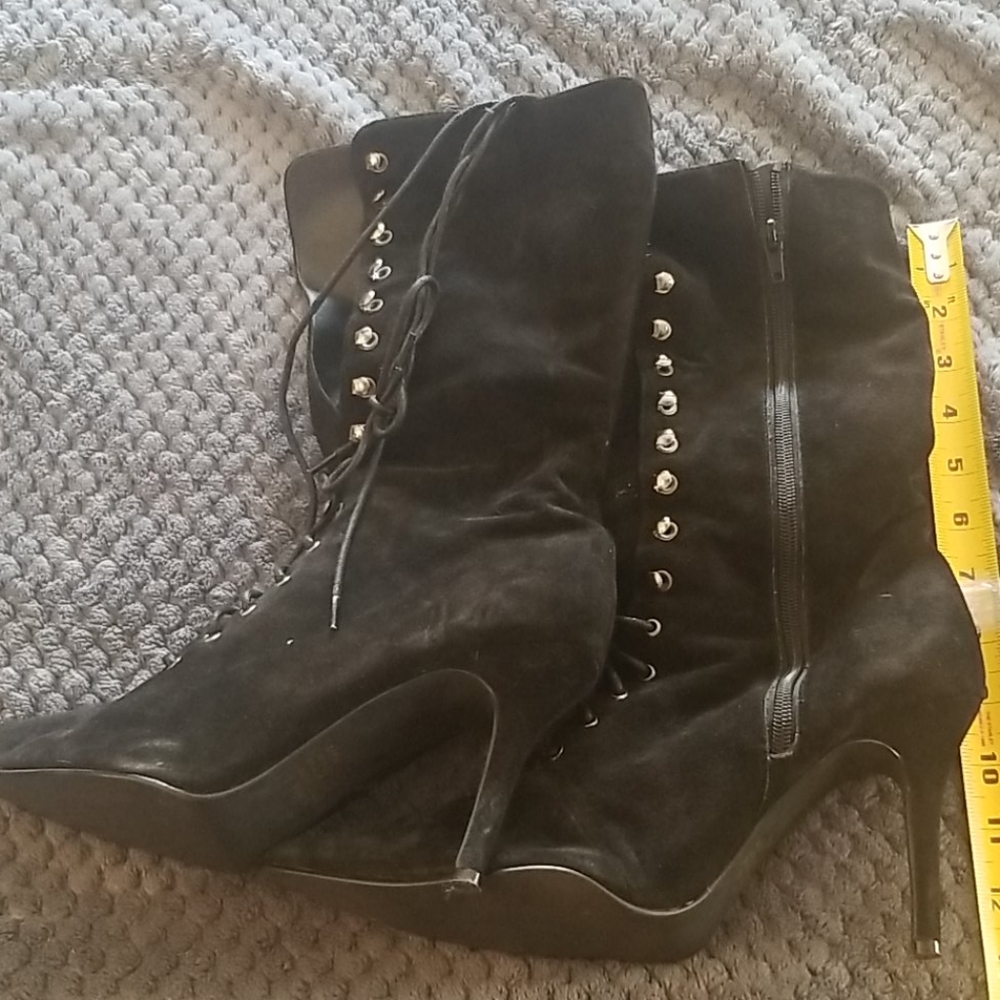 Calf high boots